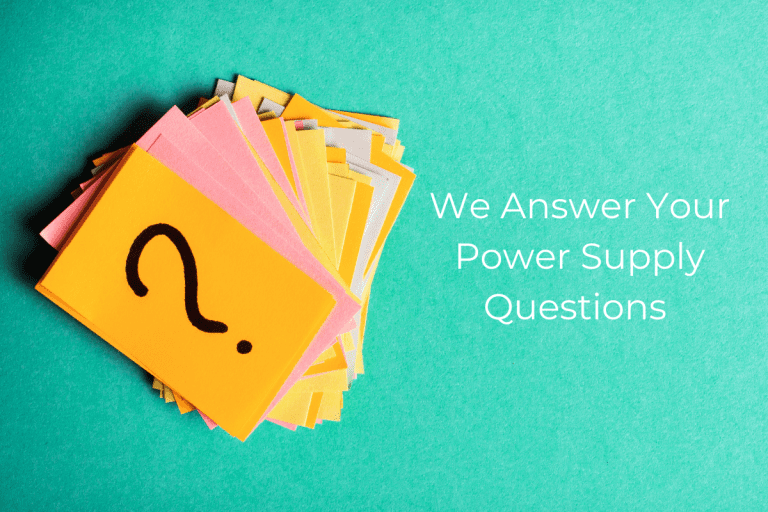 We Answer Your Power Supply Questions RAM Technologies