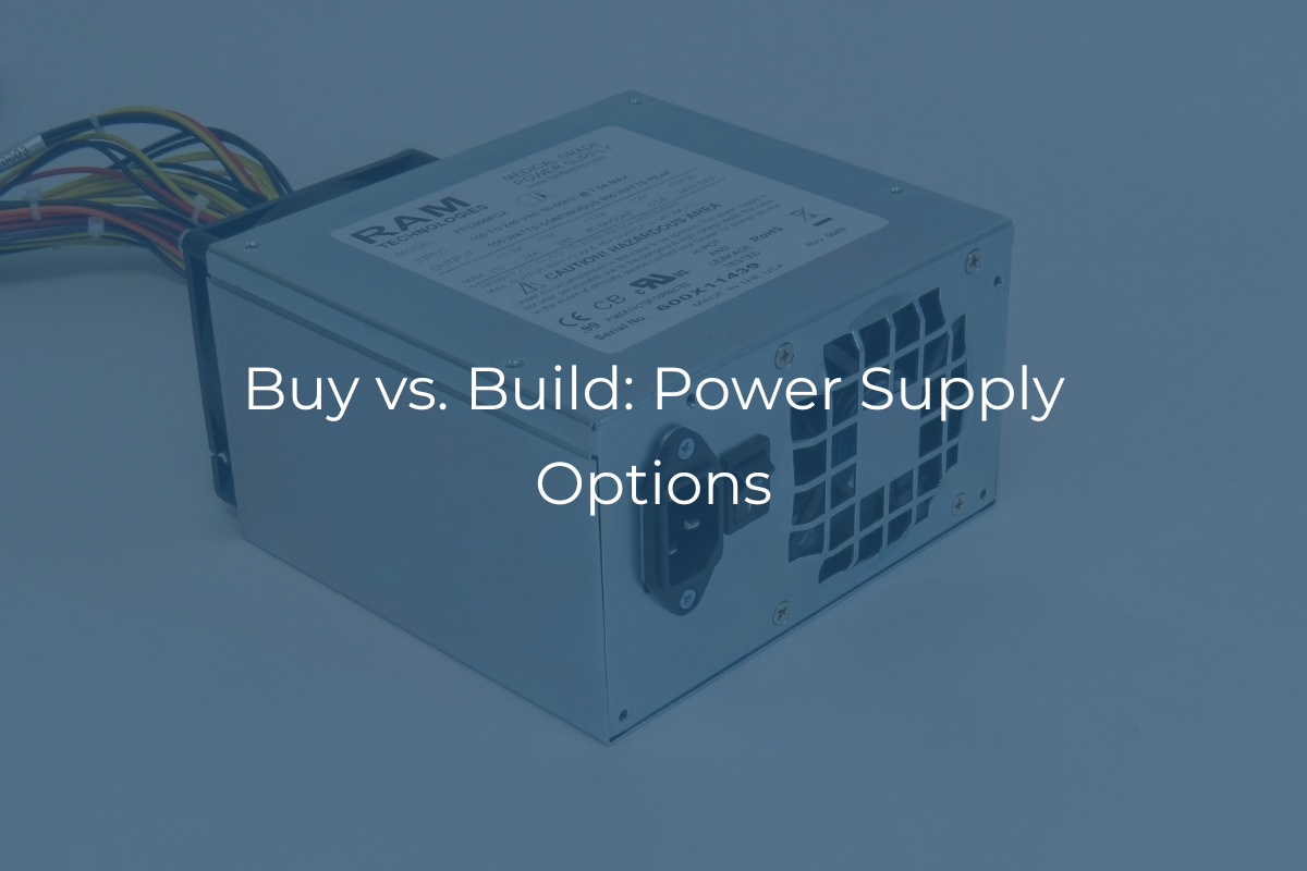 Buy vs. Build: Power Supply Options