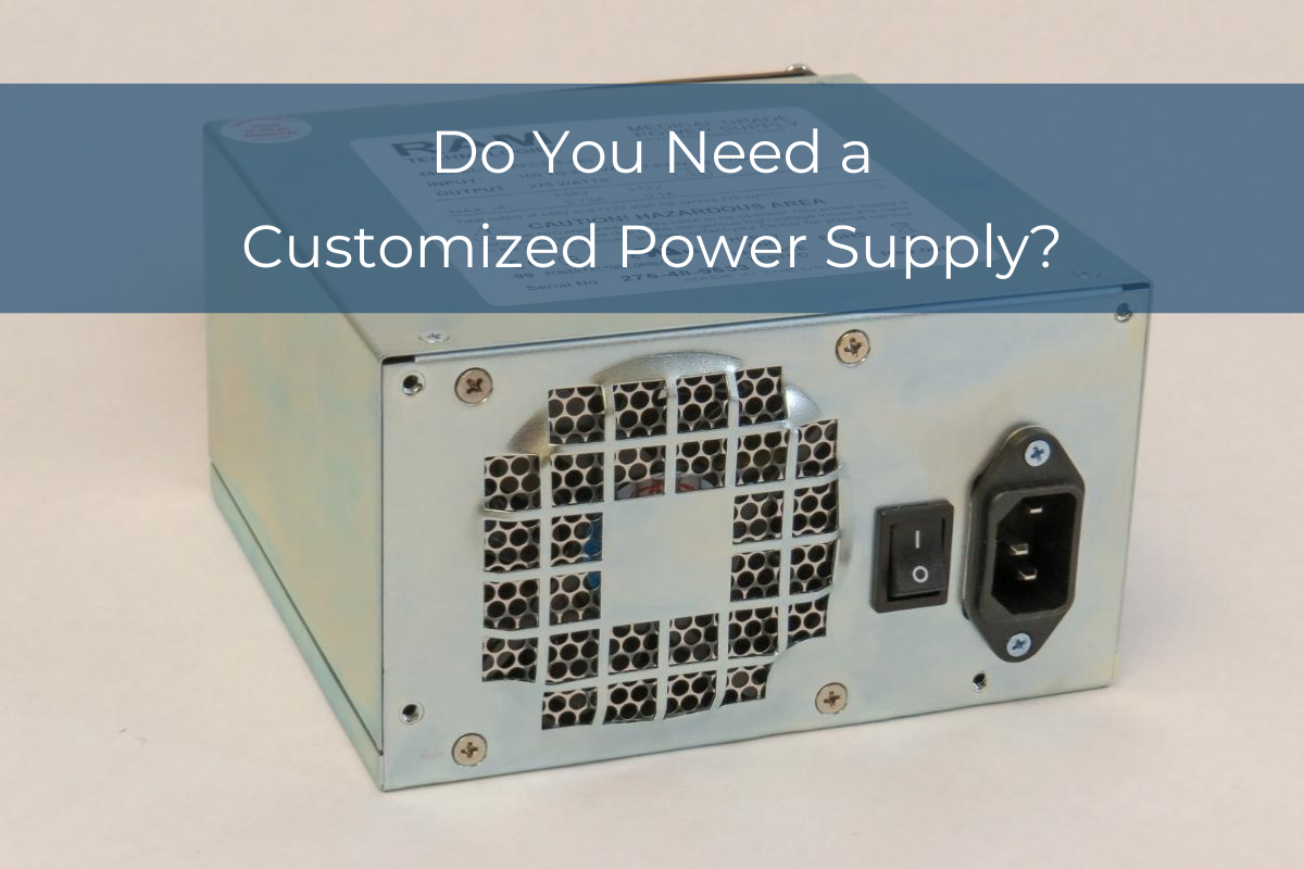 Do you need a custom power supply? Image of the RAM PFC275-48 ATX power supply in the background