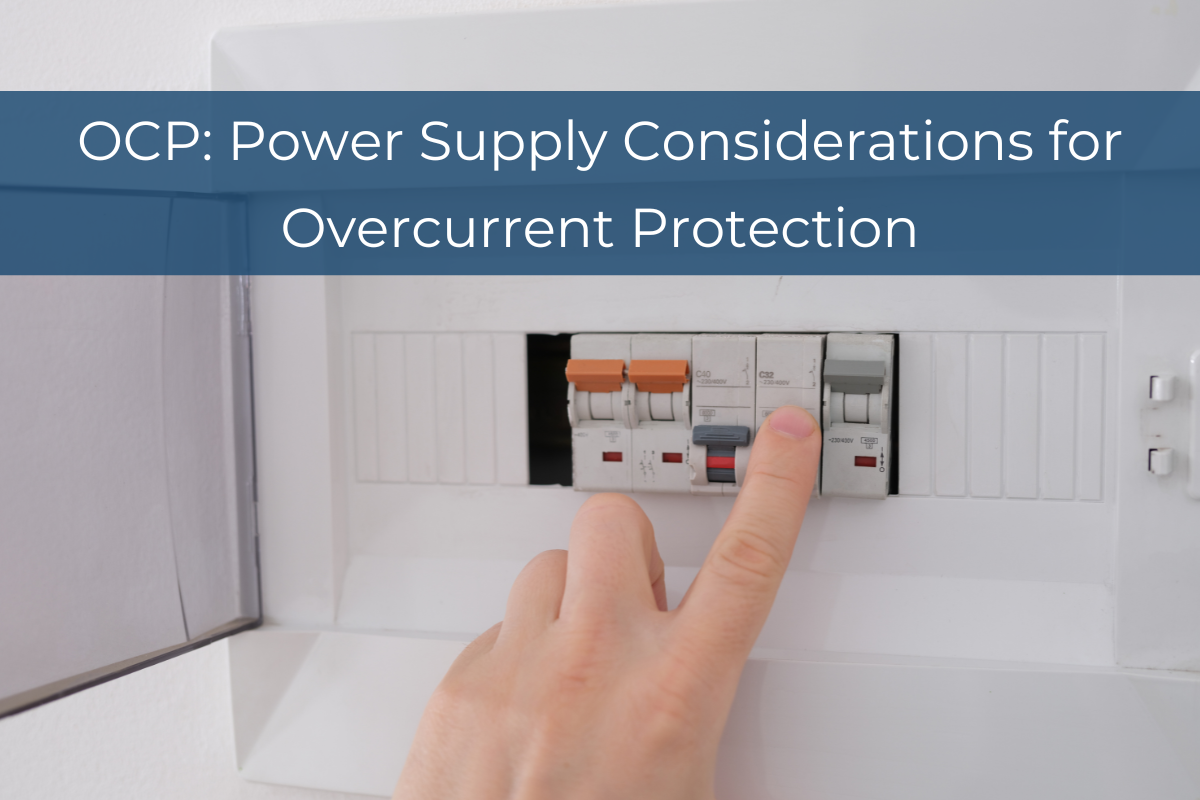 OCP Power Supply Considerations for Overcurrent Protection - Image of a circuit breaker as an example of how OCP functions